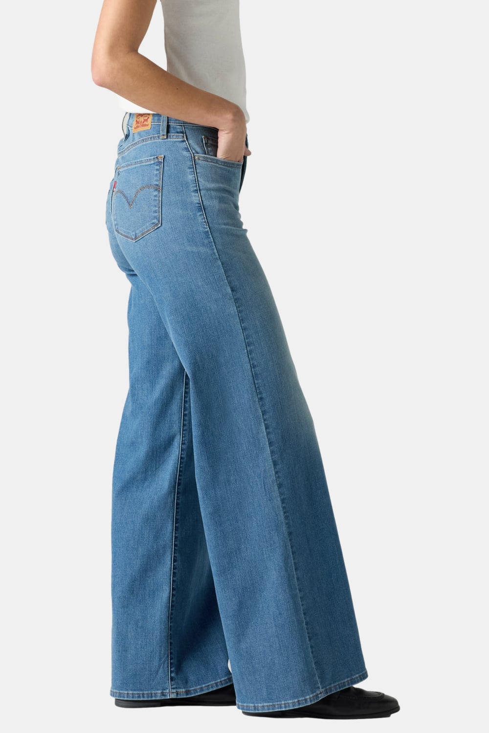 JEANS MUJER 318 SHAPING WIDE LEG AZUL LEVIS 001PZ-0015 - 2