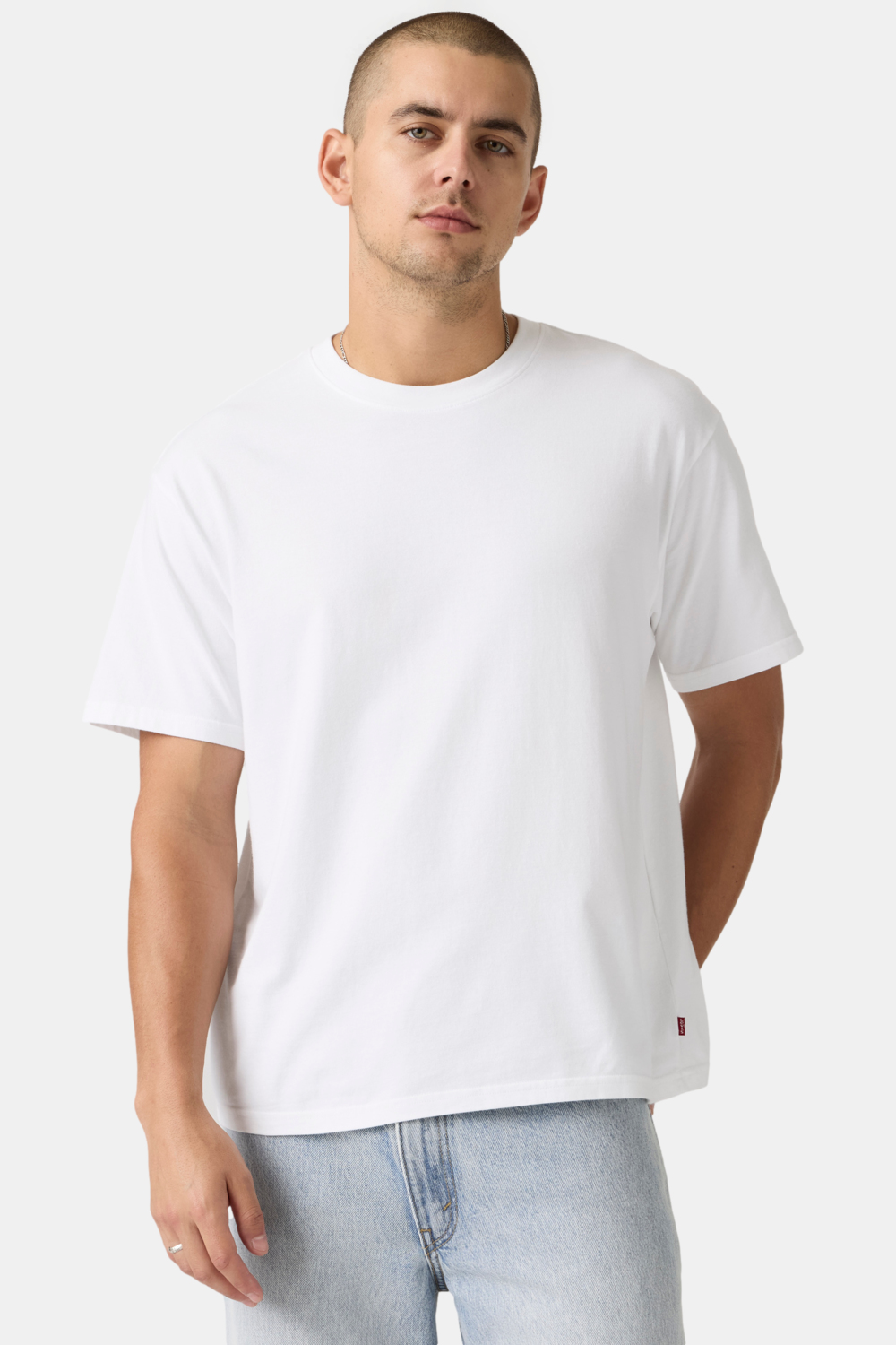 POLO HOMBRE CROPPED BOXY T3 BLANCO LEVIS 004GZ-0015 - 3