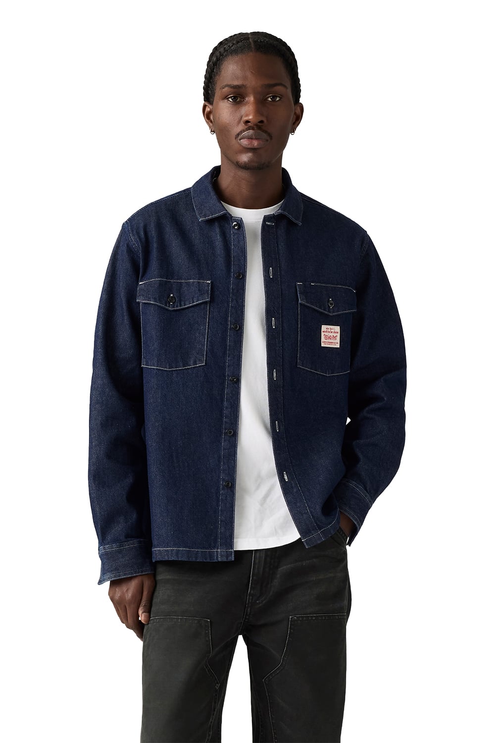 CAMISA HOMBRE LS WORKER - WW AZUL LEVIS 003O2-0000 - 1