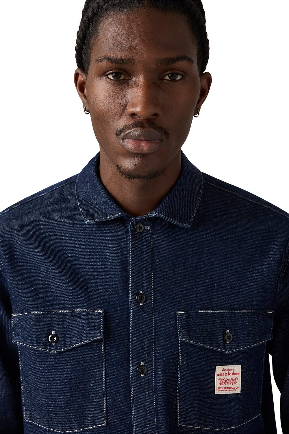 CAMISA HOMBRE LS WORKER - WW AZUL LEVIS 003O2-0000 - 4