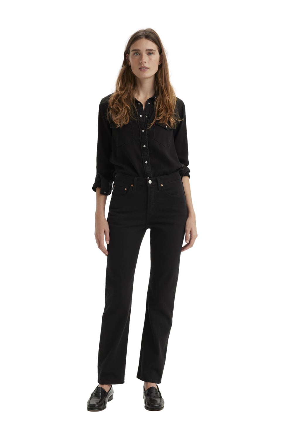 JEANS MUJER 501 FOR WOMEN NEGRO LEVIS 12501-0548 - 4