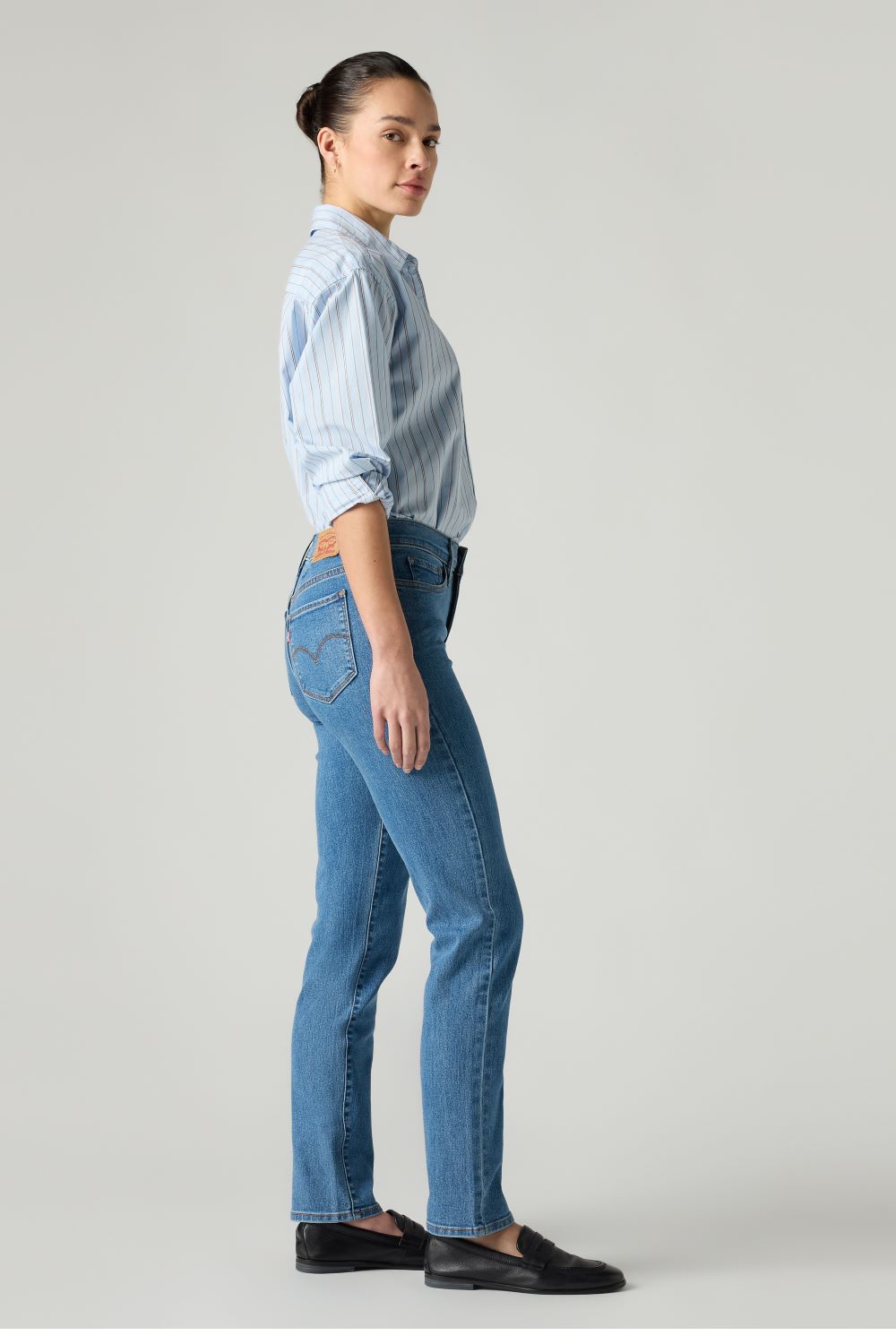 JEANS MUJER 312 SHAPING SLIM AZUL LEVIS 19627-0278 - 3