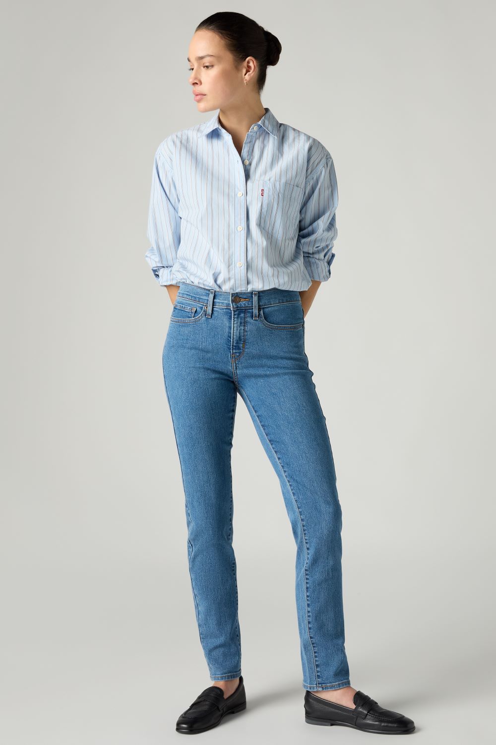JEANS MUJER 312 SHAPING SLIM AZUL LEVIS 19627-0278 - 5