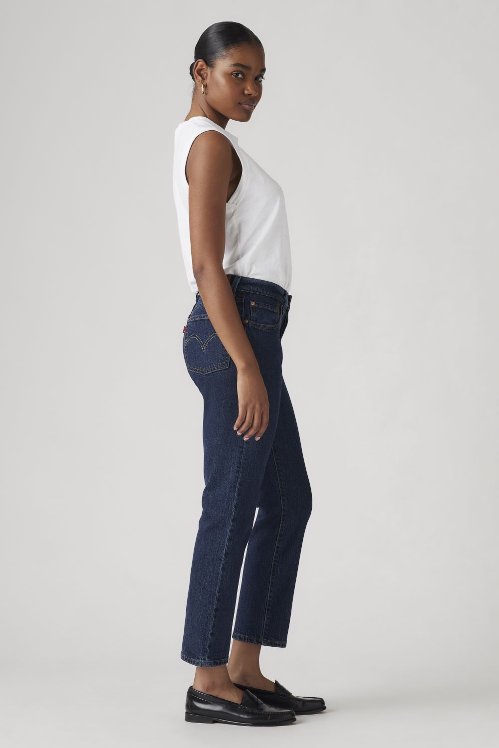 JEANS MUJER 501 CROP AZUL LEVIS 36200-0179 - 4