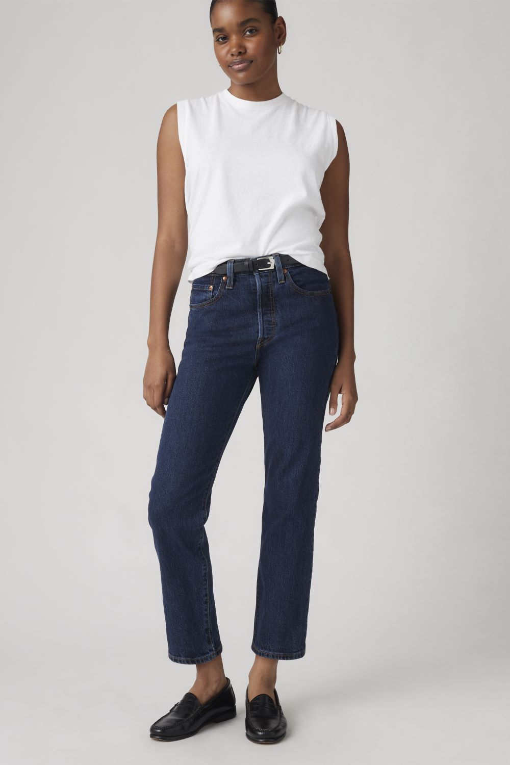JEANS MUJER 501 CROP AZUL LEVIS 36200-0179 - 5