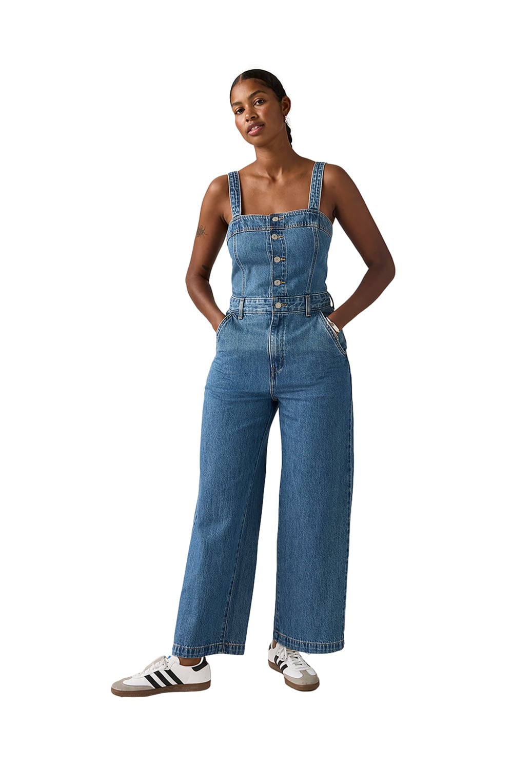 ENTERIZO MUJER DREA JUMPSUIT AZUL LEVIS A8648-0006 - 4