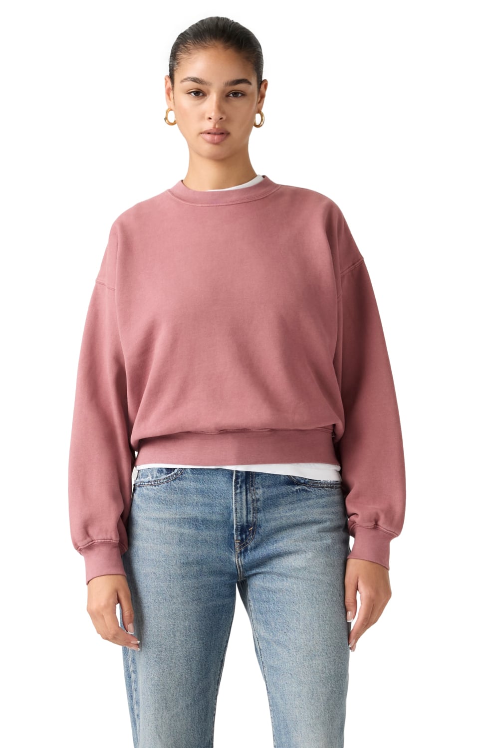 POLERÓN MUJER VINTAGE BOXY SWEATSHIRT ROSADO LEVIS 005I9-0003 - 1