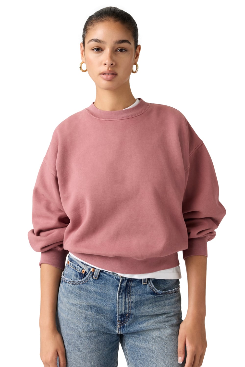 POLERÓN MUJER VINTAGE BOXY SWEATSHIRT ROSADO LEVIS 005I9-0003 - 3