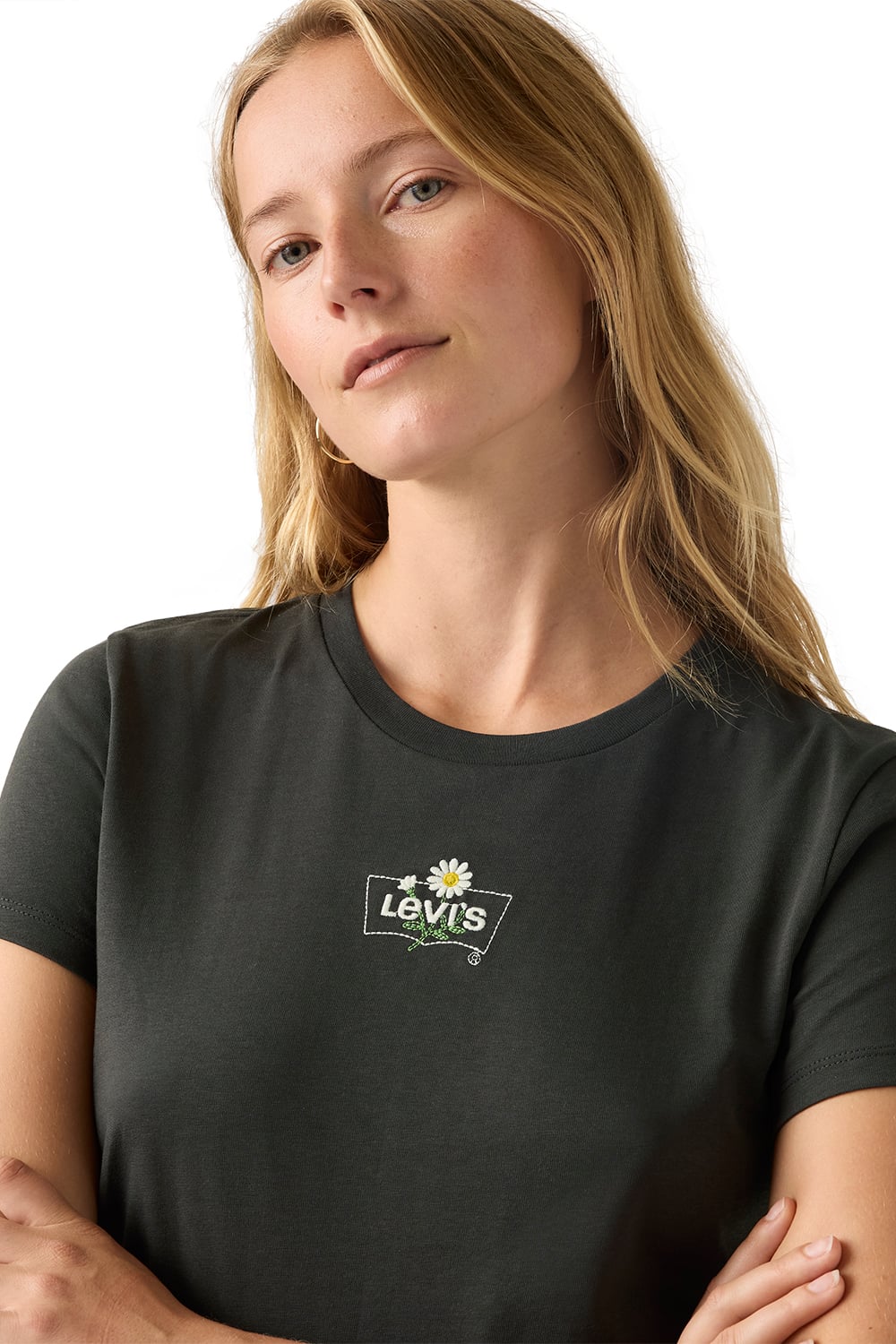 POLO MUJER THE PERFECT TEE NEGRO LEVIS 17369-3350 - 4
