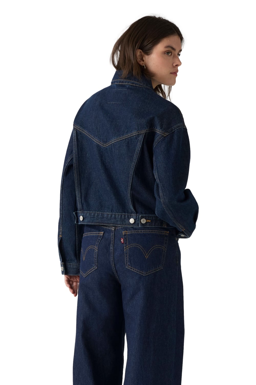 CASACA MUJER SHRUNKEN 90S TRUCKER AZUL LEVIS A9155-0016 - 2