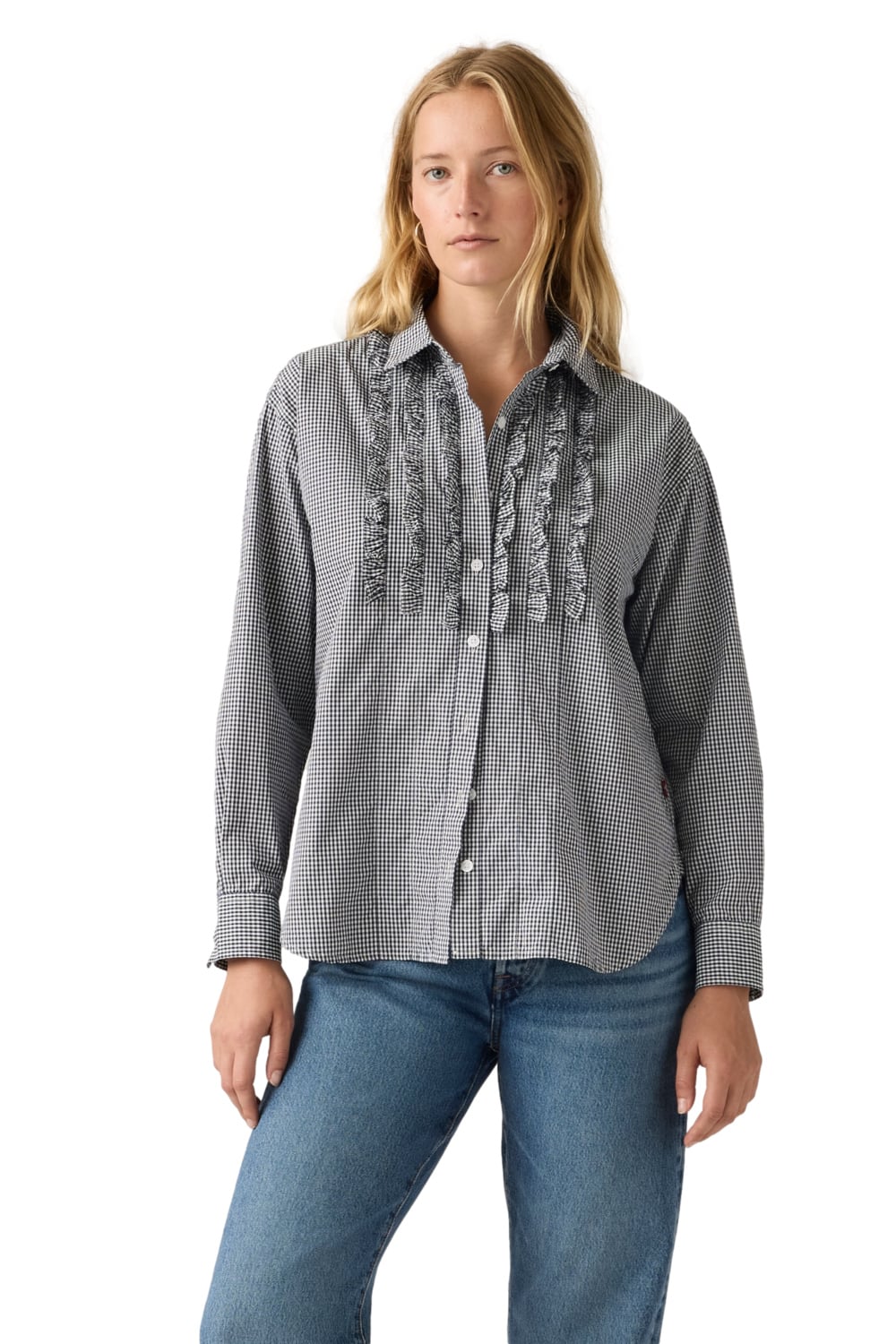 BLUSA MUJER NOVELTY HARLIE BF SHIRT AZUL LEVIS 005DX-0000 - 1
