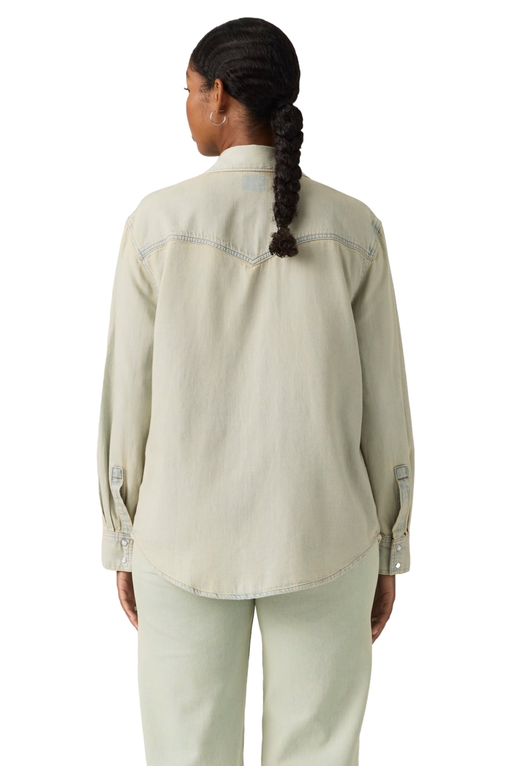 BLUSA MUJER TEODORA WESTERN SHIRT CELESTE LEVIS A7244-0080 - 2