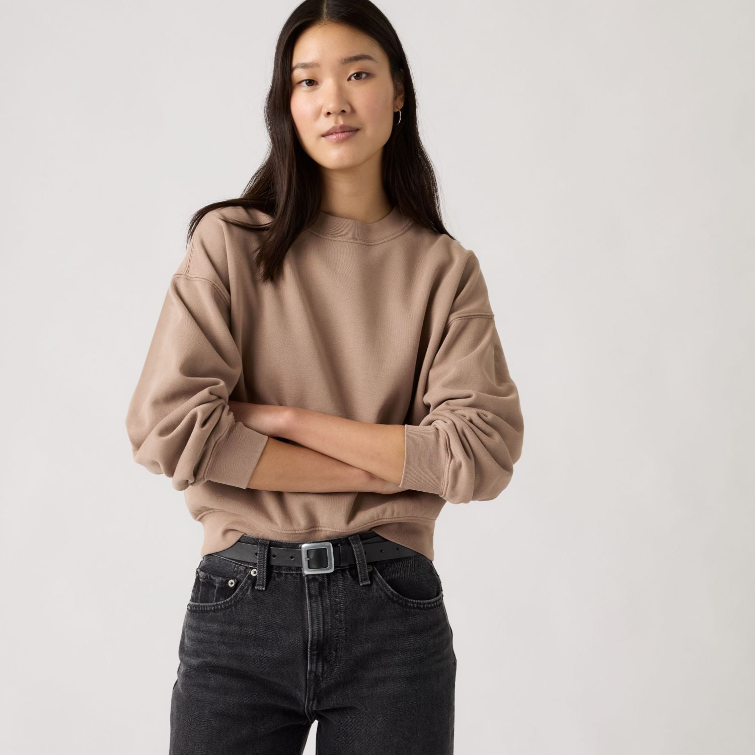 POLERÓN MUJER VINTAGE BOXY SWEATSHIRT CAFÉ LEVIS 005I9-0001 - 3