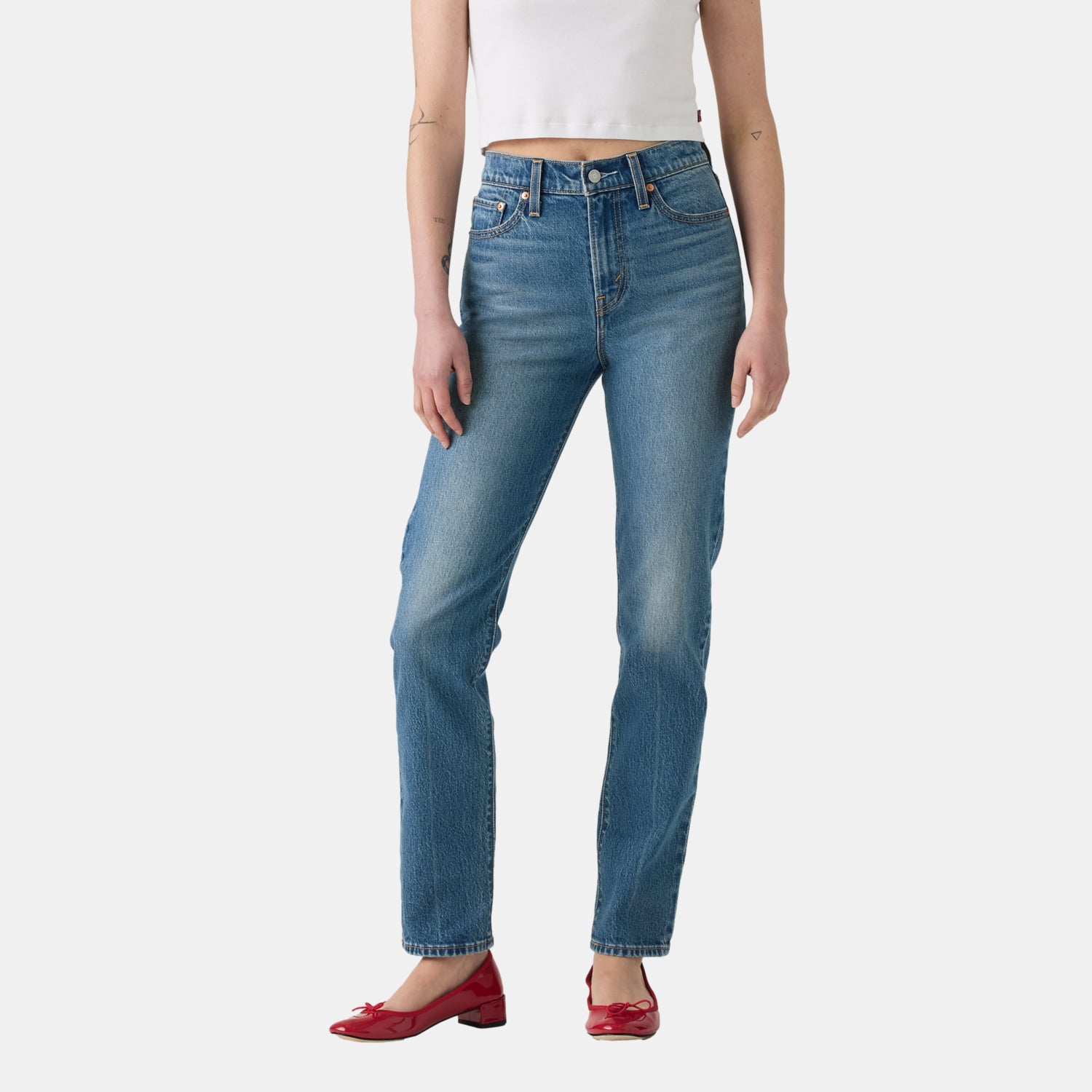 JEANS MUJER WEDGIE SLIM AZUL LEVIS 003NE-0003 - 1