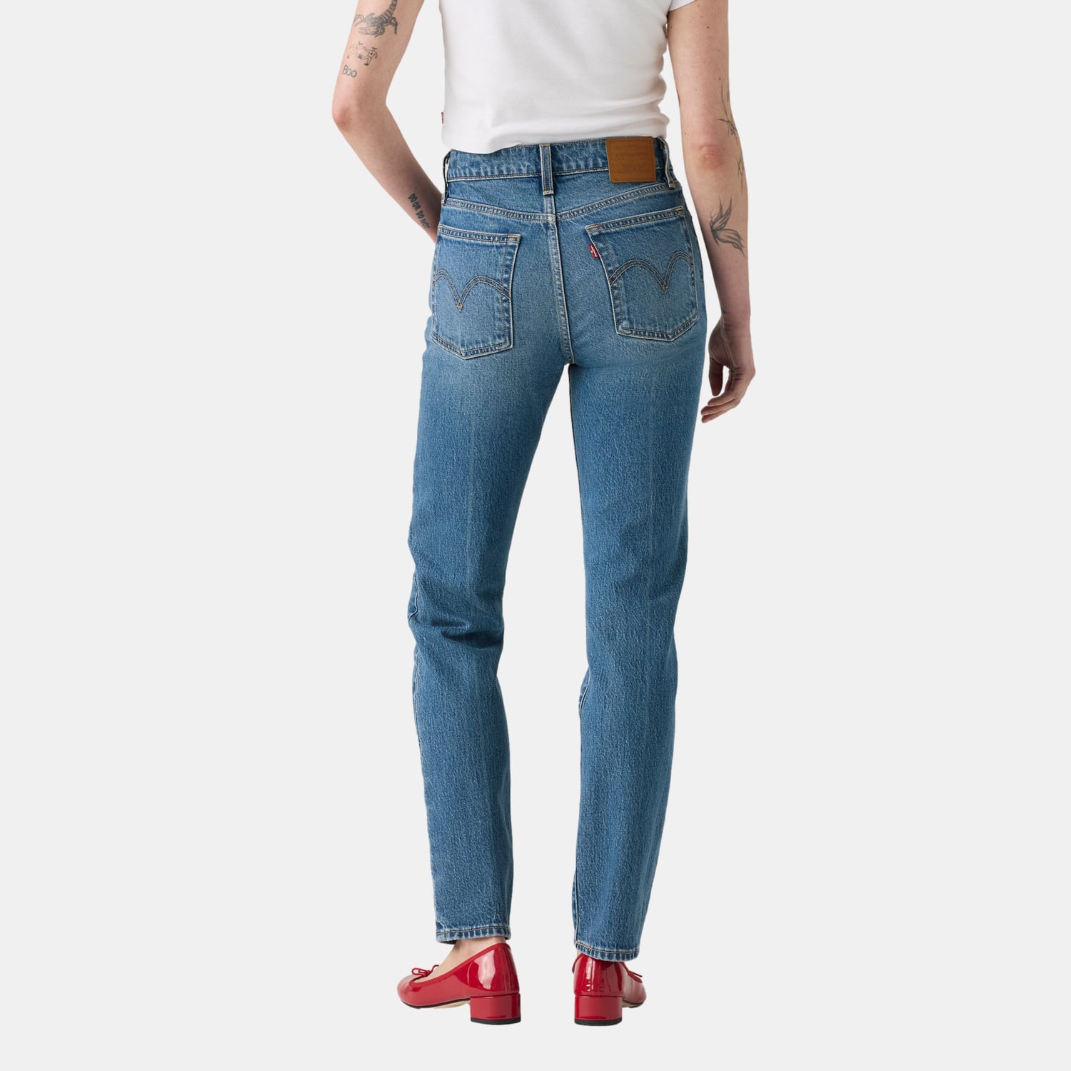 JEANS MUJER WEDGIE SLIM AZUL LEVIS 003NE-0003 - 3