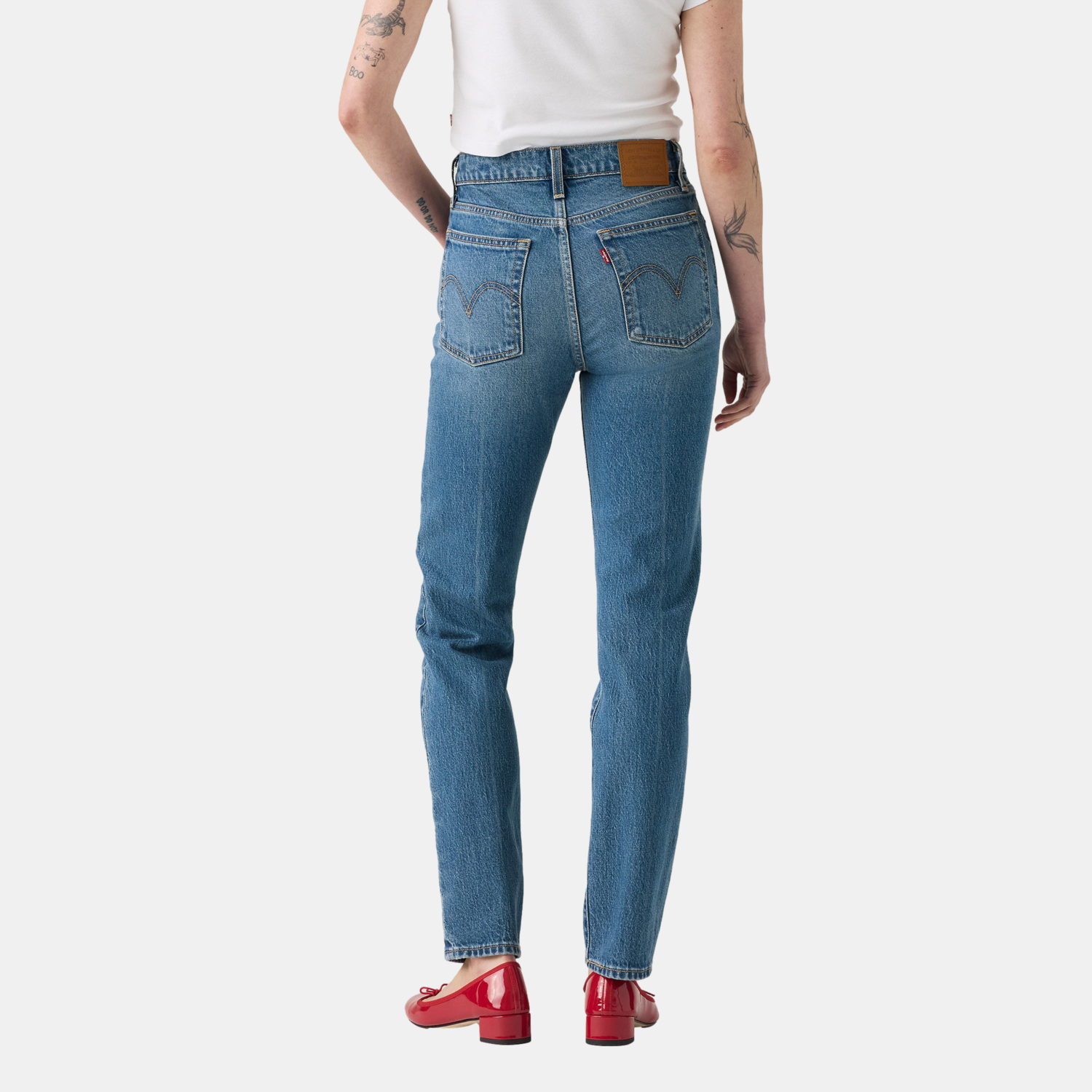 JEANS MUJER WEDGIE SLIM AZUL LEVIS 003NE-0003 - 3