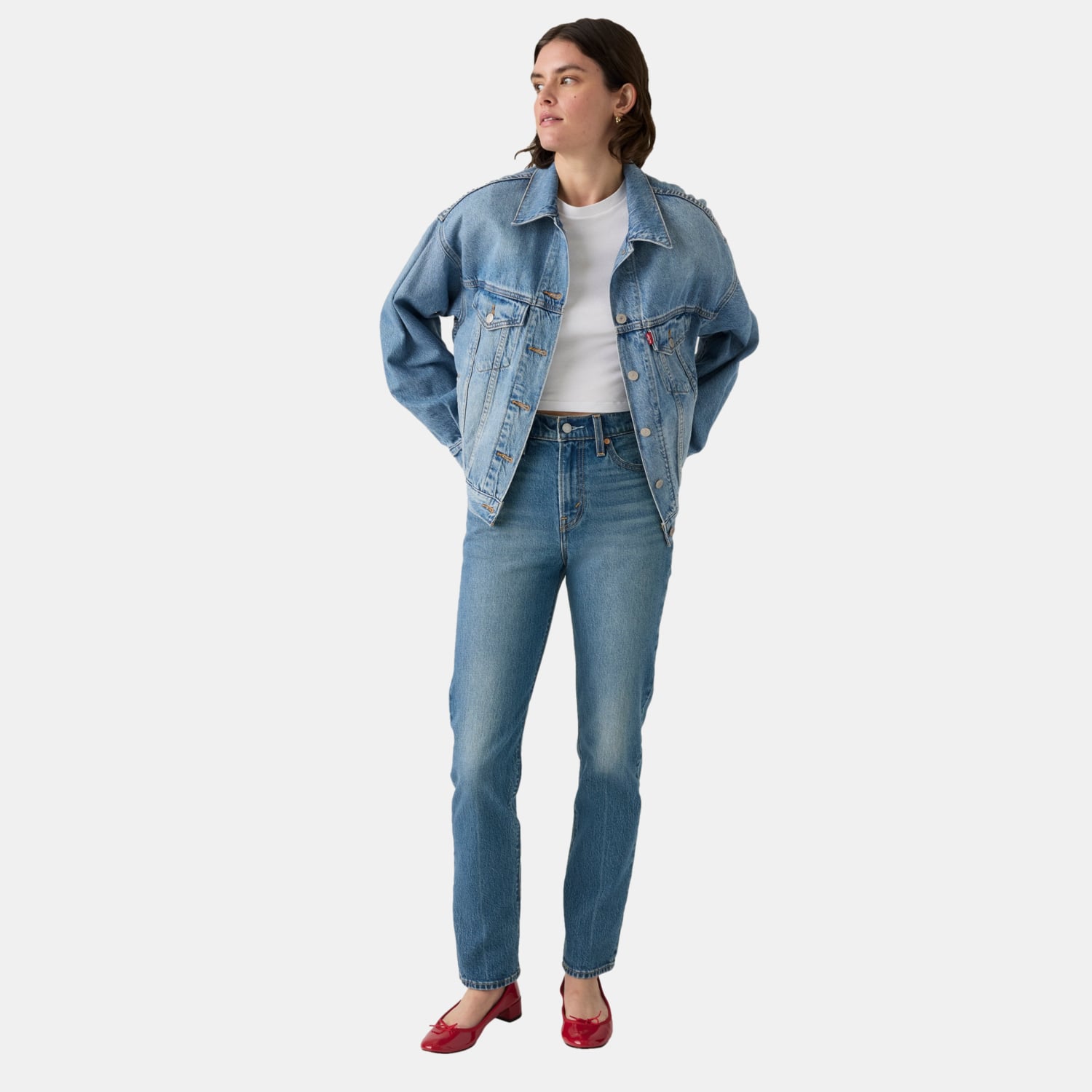 JEANS MUJER WEDGIE SLIM AZUL LEVIS 003NE-0003 - 4