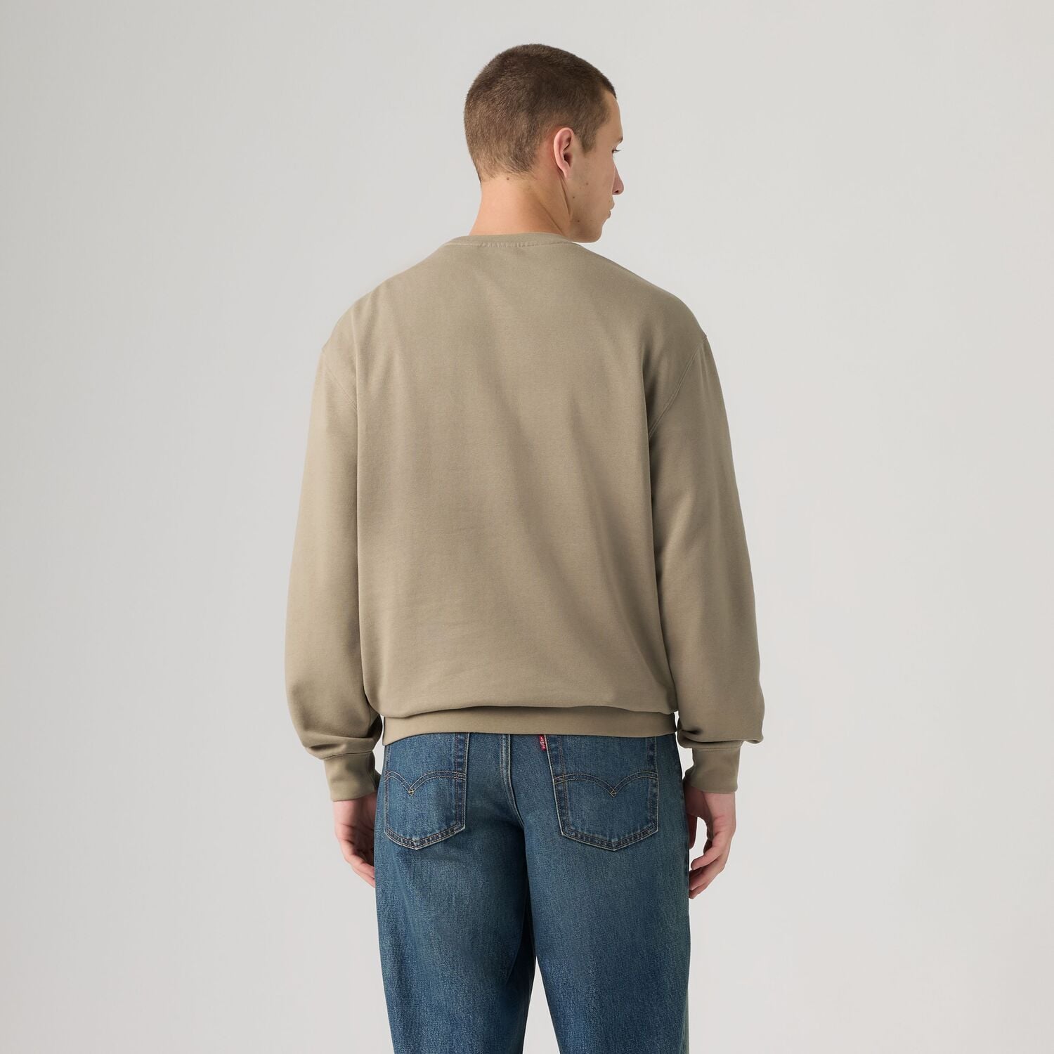 POLERÓN HOMBRE RELAXD GRAPHIC CREW CAFÉ LEVIS 38712-0520 - 2