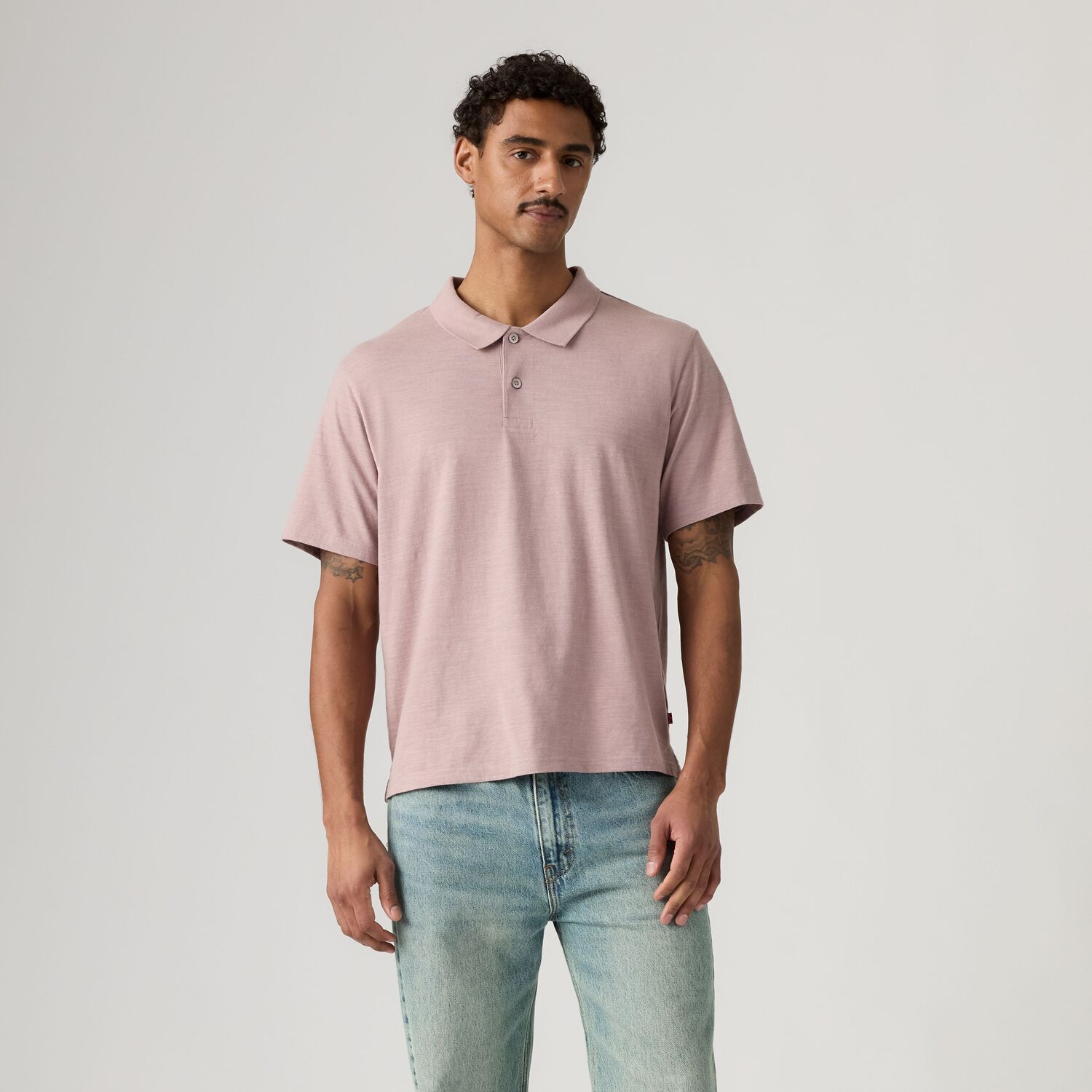 POLO HOMBRE MERRITT JERSEY ROSADO LEVIS 003O8-0032 - 1