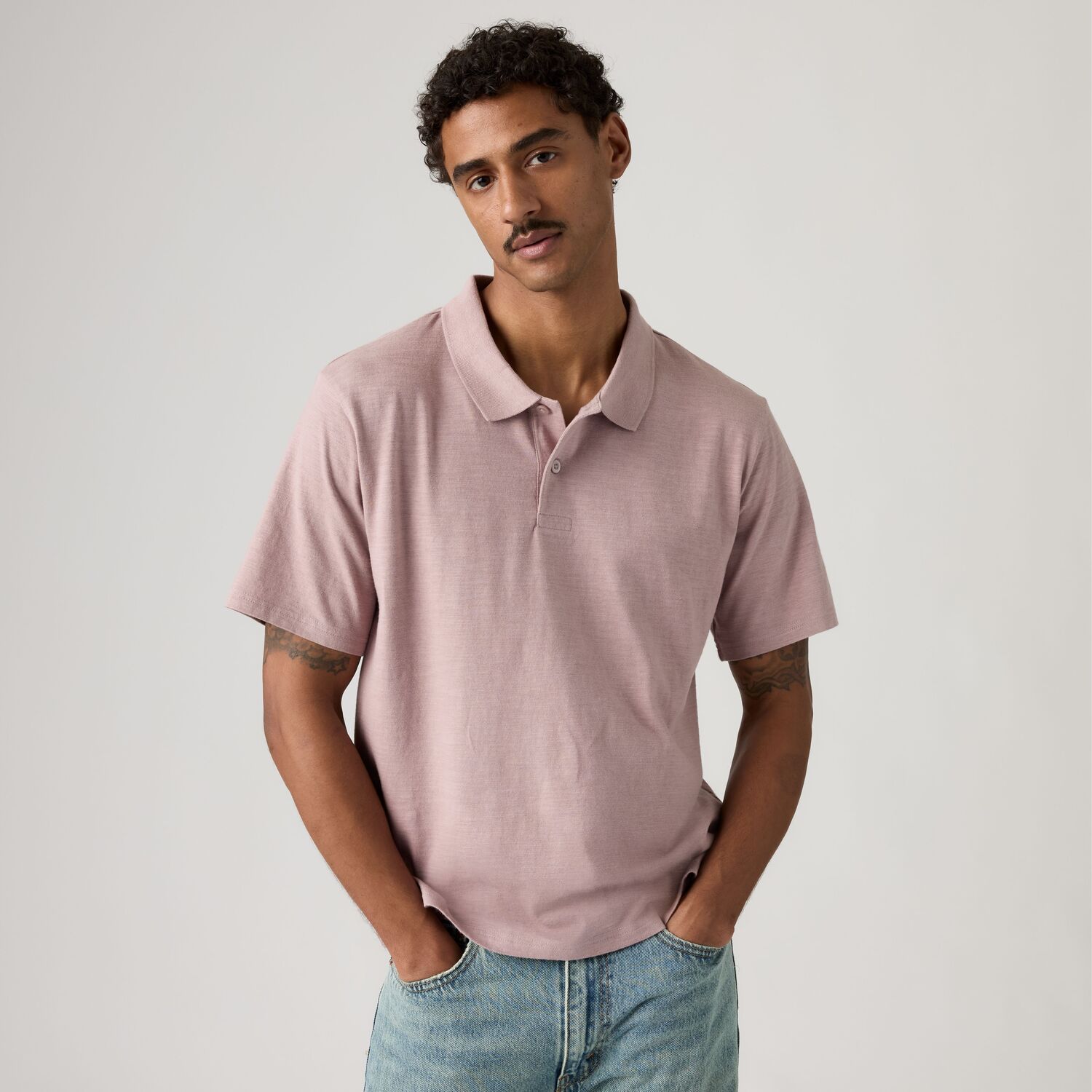 POLO HOMBRE MERRITT JERSEY ROSADO LEVIS 003O8-0032 - 3