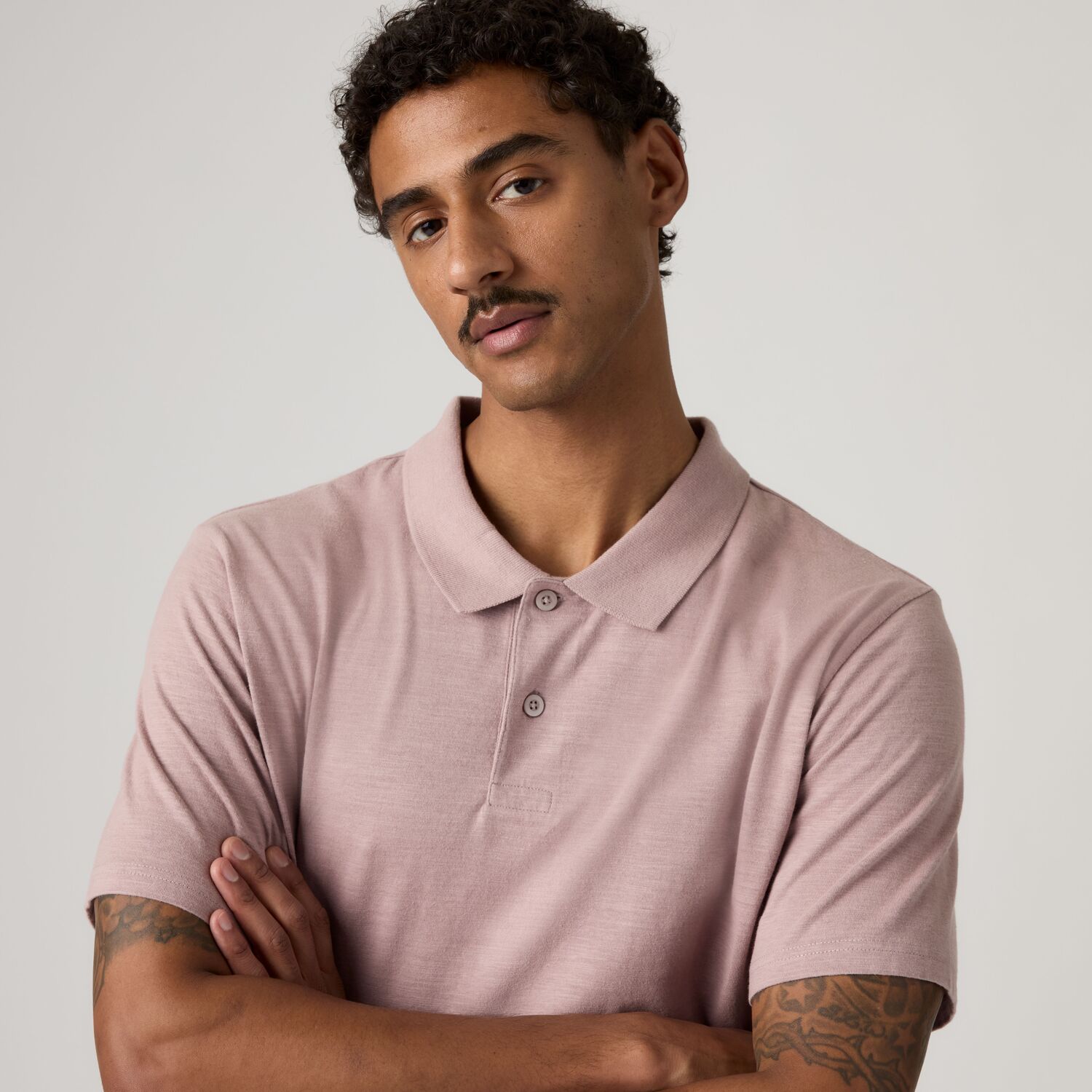 POLO HOMBRE MERRITT JERSEY ROSADO LEVIS 003O8-0032 - 4