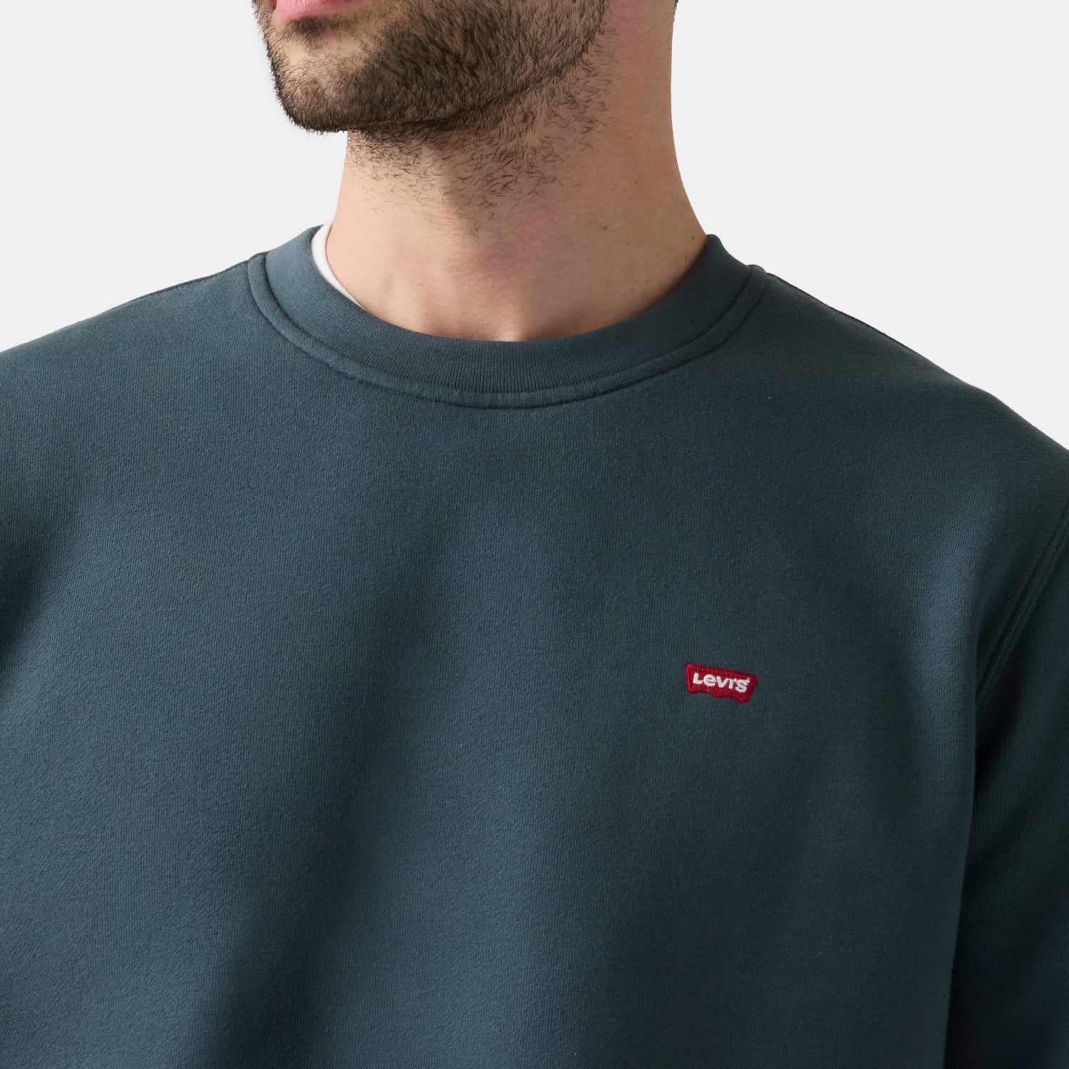 POLERÓN HOMBRE CORE CREW SWEATSHIRT GRIS LEVIS 34257-0081 - 4