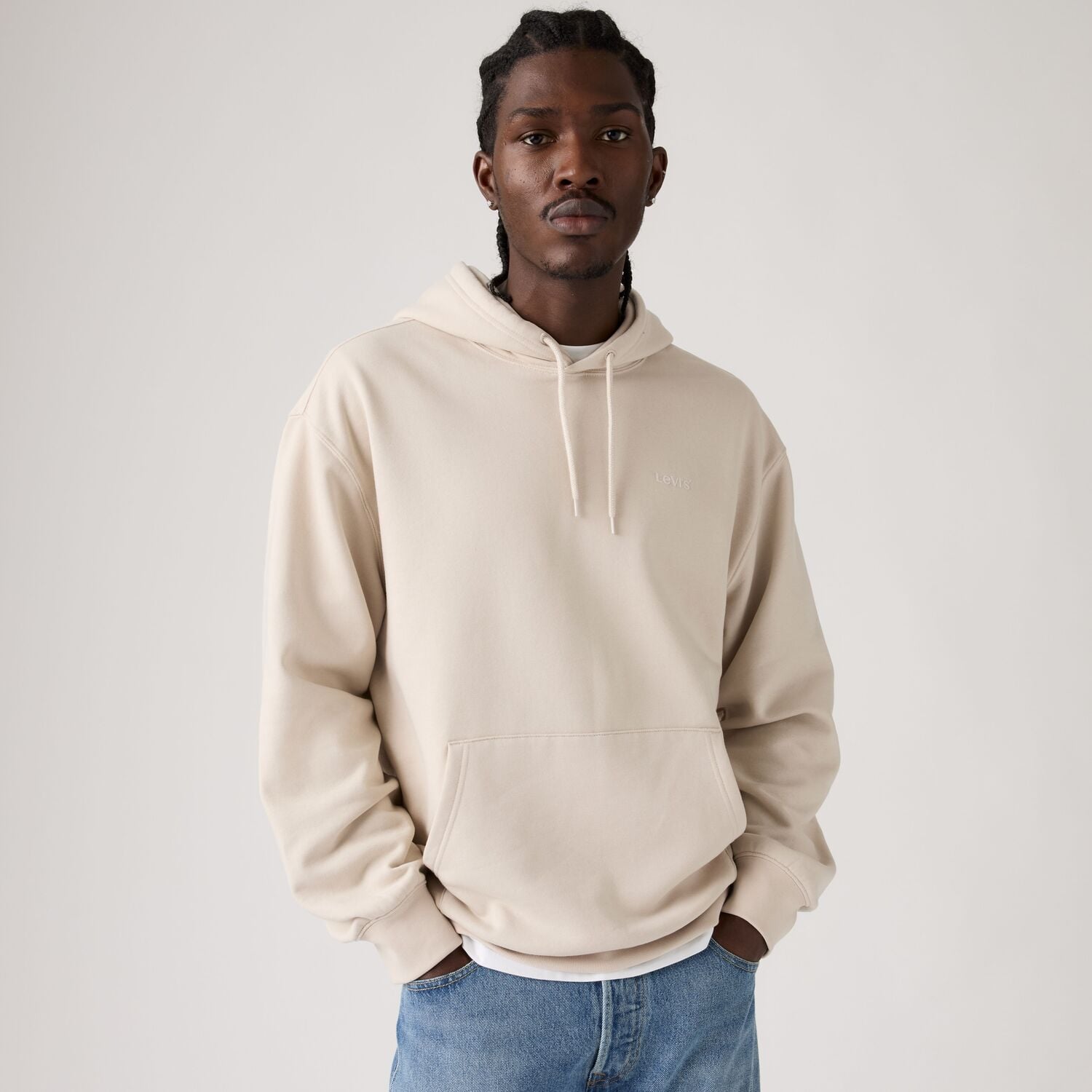 POLERÓN HOMBRE SWEATS HOODIE BEIGE LEVIS A2635-0094 - 3