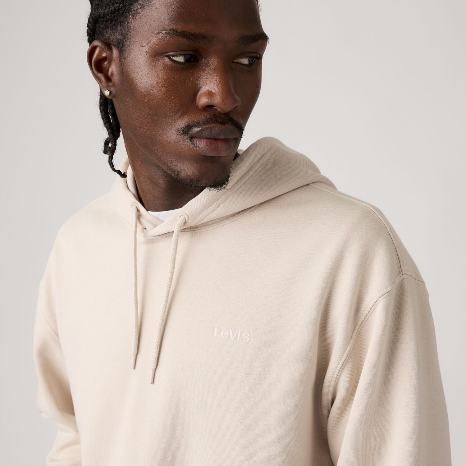 POLERÓN HOMBRE SWEATS HOODIE BEIGE LEVIS A2635-0094 - 4