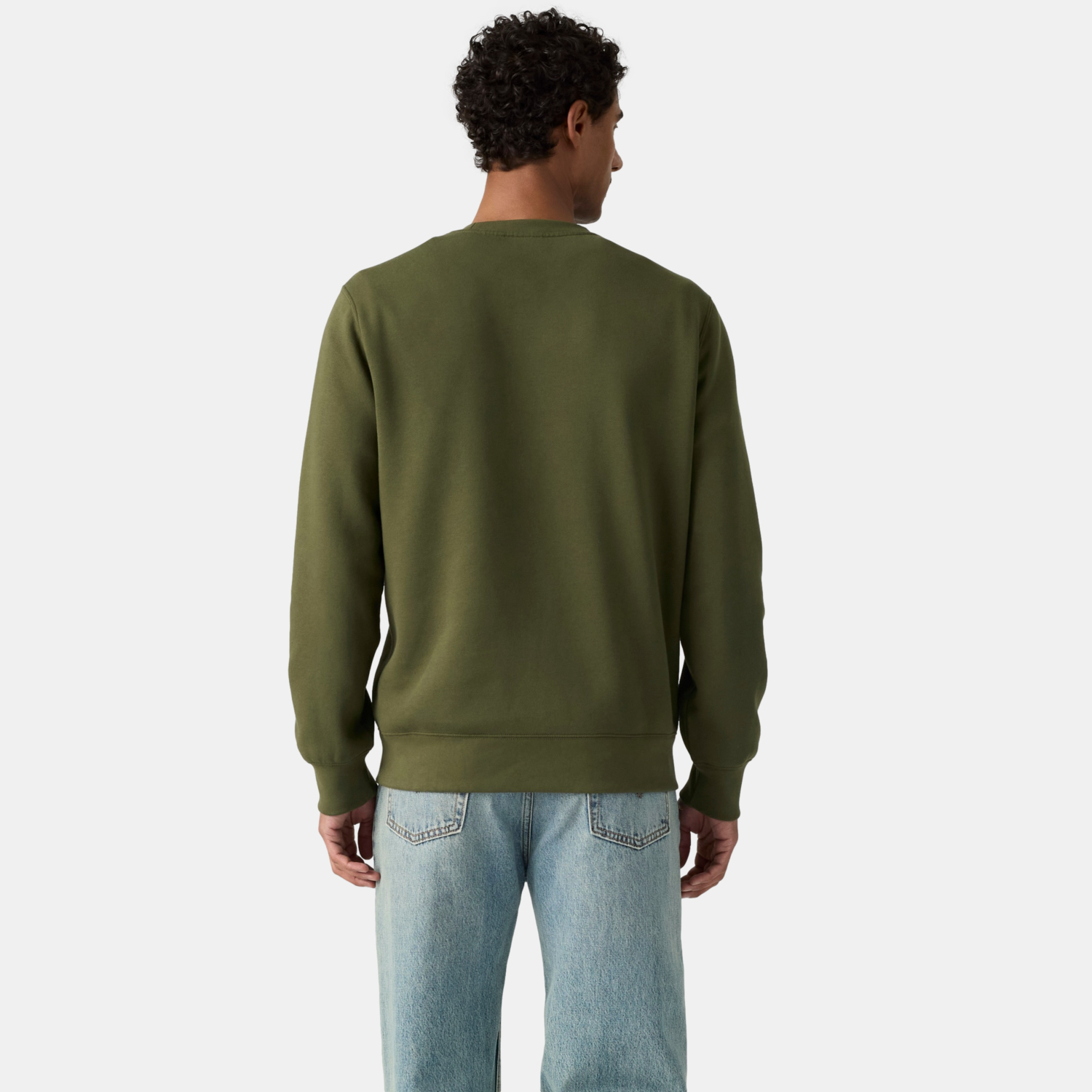 POLERÓN HOMBRE CORE CREW SWEATSHIRT VERDE LEVIS 34257-0083 - 2