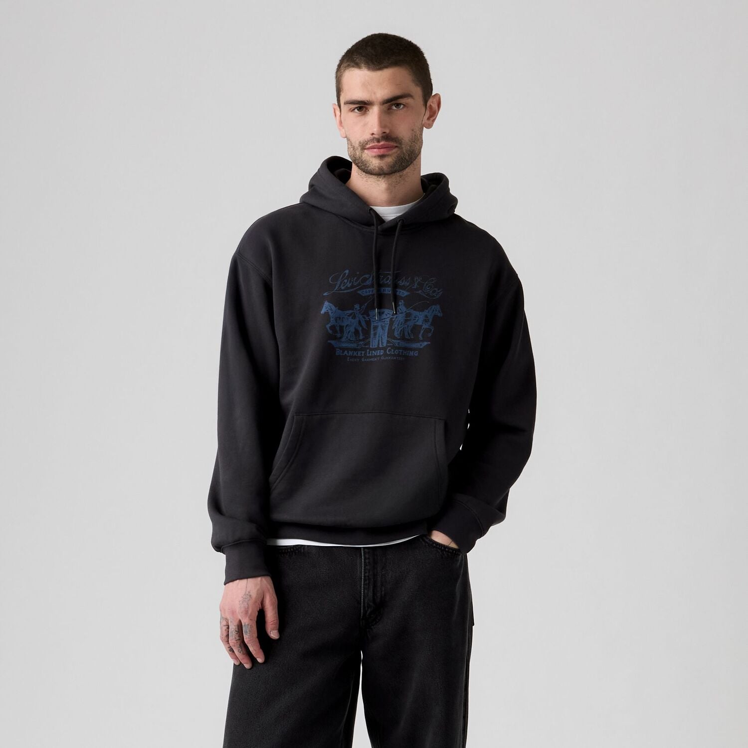 POLERÓN HOMBRE RELAXED GRAPHIC PO NEGRO LEVIS 38479-0471 - 1