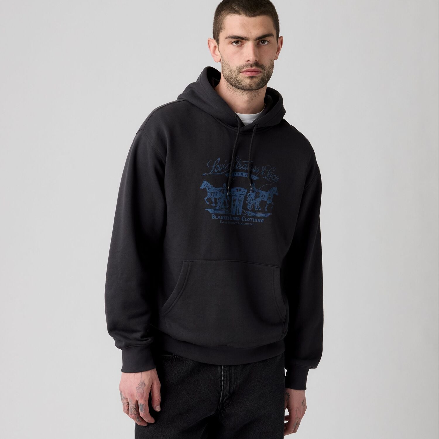 POLERÓN HOMBRE RELAXED GRAPHIC PO NEGRO LEVIS 38479-0471 - 3