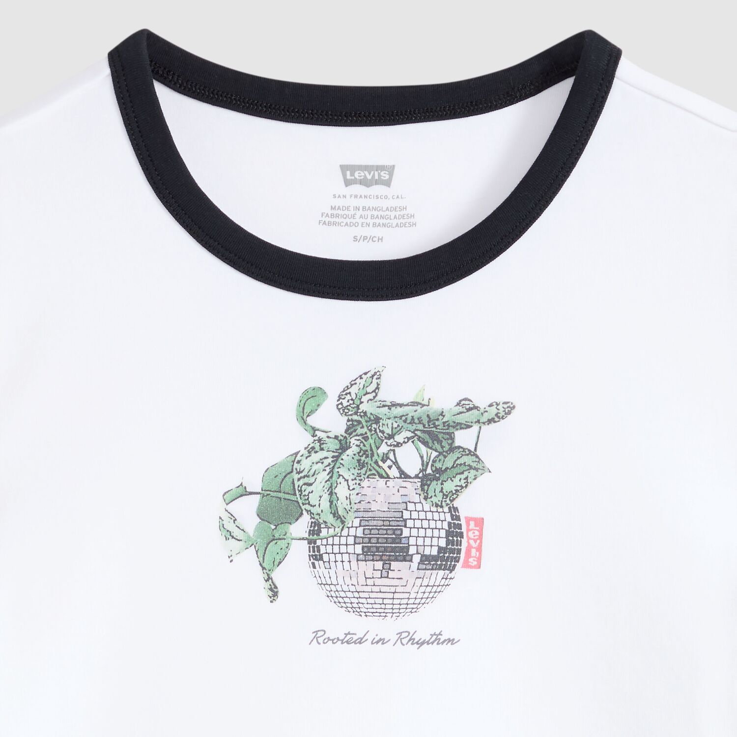 POLO MUJER ESSENTIAL BABY RINGER TEE BLANCO LEVIS 008A1-0001 - 5