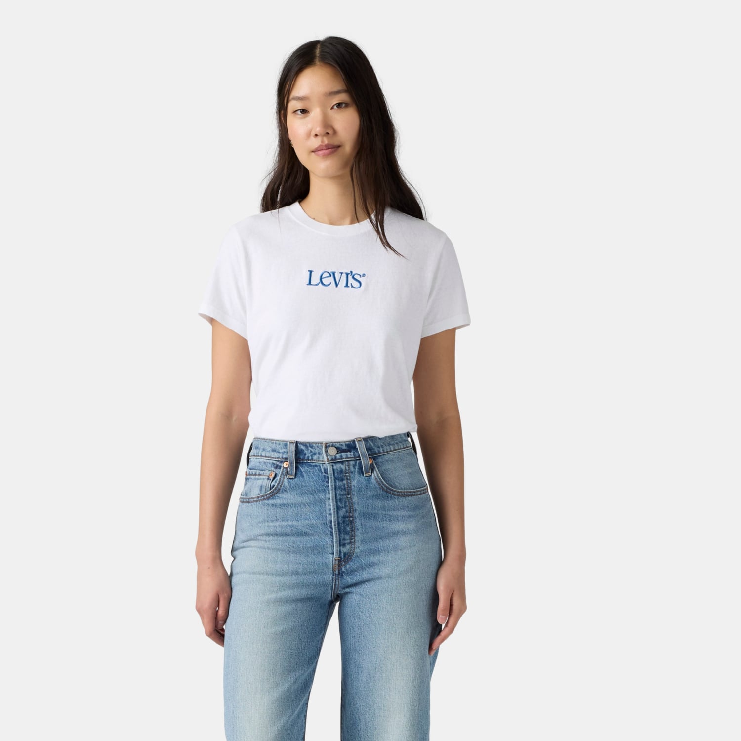 POLO MUJER FAVORITE TEE BLANCO LEVIS 005GV-0086 - 1
