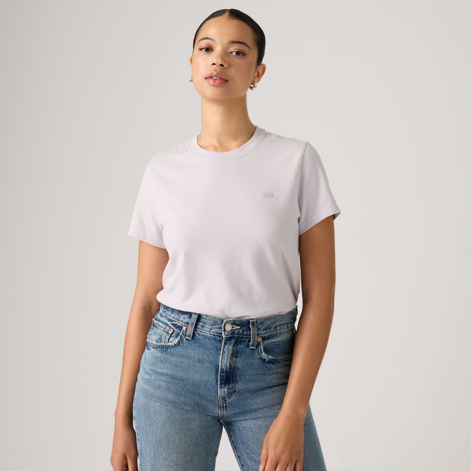 POLO MUJER FAVORITE COTTON TEE MORADO LEVIS 005J2-0034 - 3