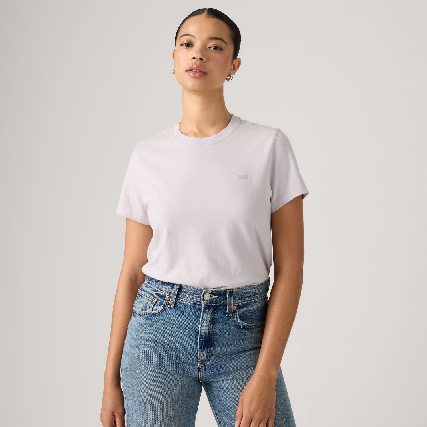 POLO MUJER FAVORITE COTTON TEE MORADO LEVIS 005J2-0034 - 3