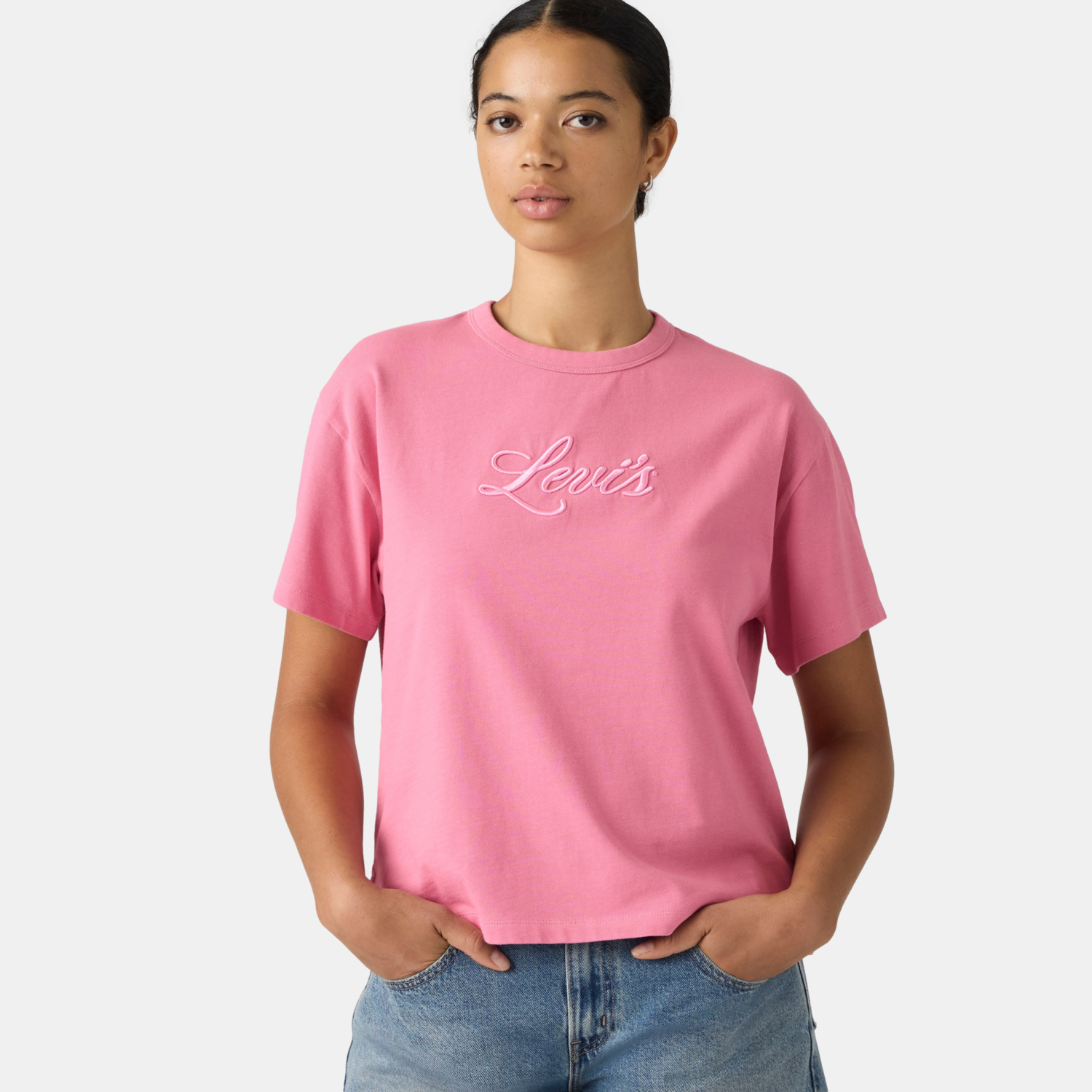 POLO MUJER VINTAGE TEE ROSADO LEVIS 005OY-0044 - 1