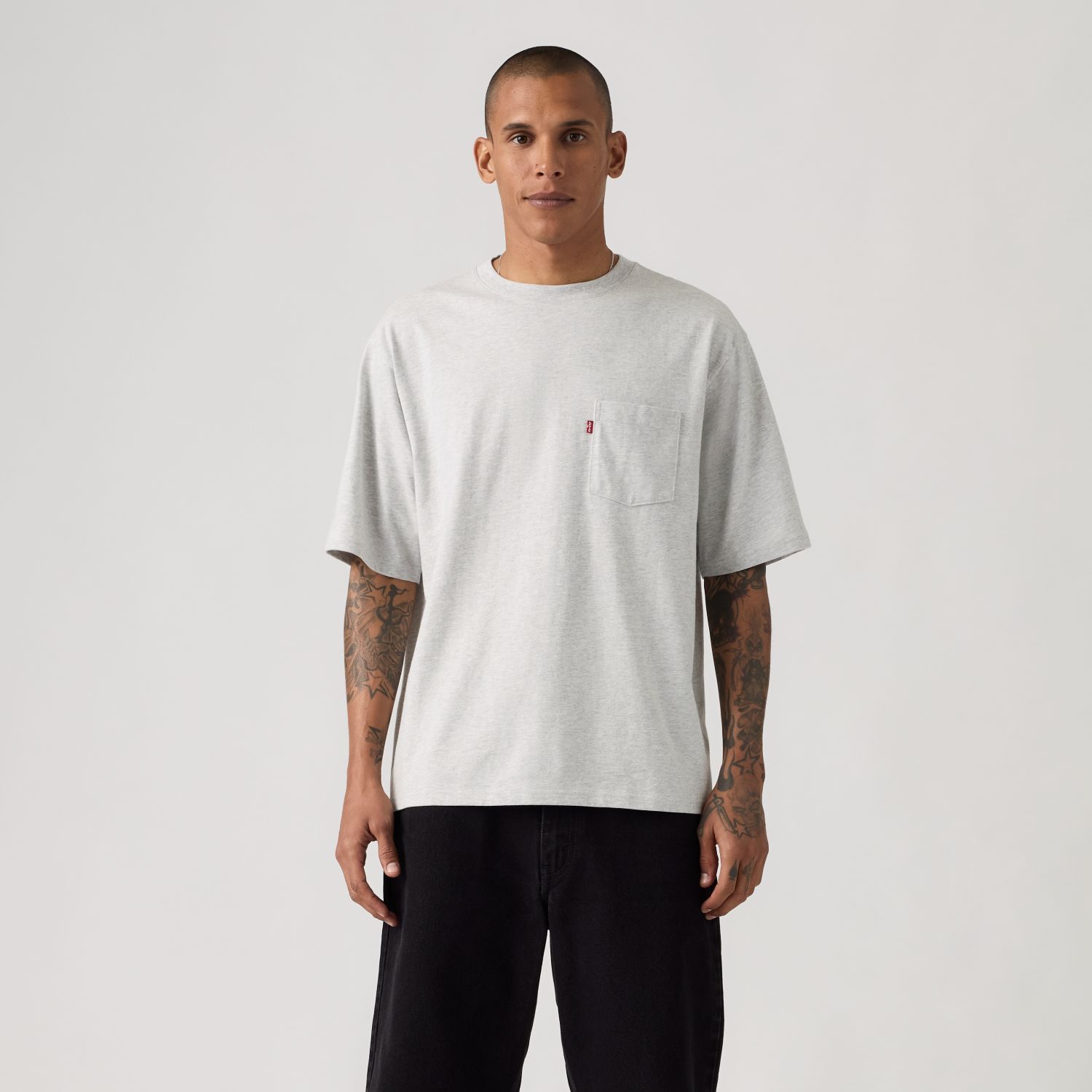 POLO HOMBRE HALF PKT TEE GRIS LEVIS 005OB-0002 - 1