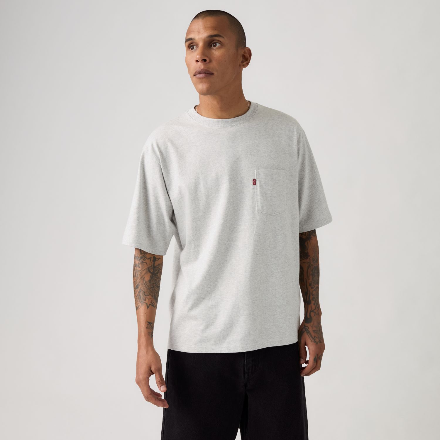 POLO HOMBRE HALF PKT TEE GRIS LEVIS 005OB-0002 - 2