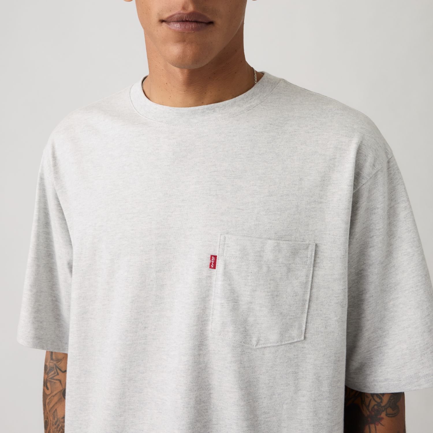 POLO HOMBRE HALF PKT TEE GRIS LEVIS 005OB-0002 - 4