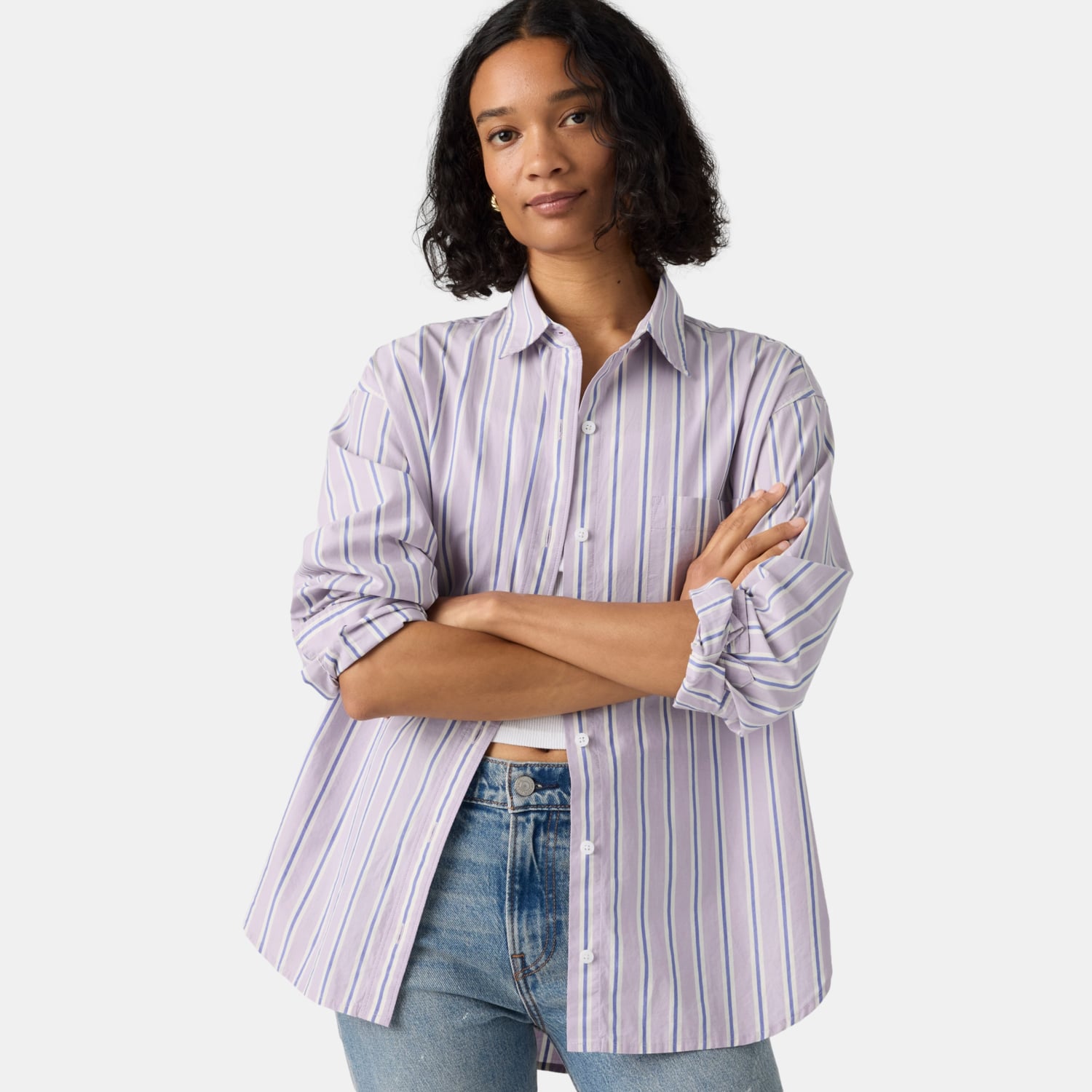 BLUSA MUJER HARLIE BOYFRIEND MULTICOLOR LEVIS 001HM-0028 - 1