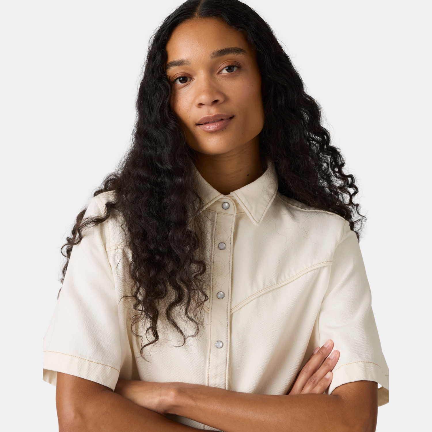 BLUSA MUJER LOGAN DENIM SHIRT BEIGE LEVIS 005CR-0001 - 4