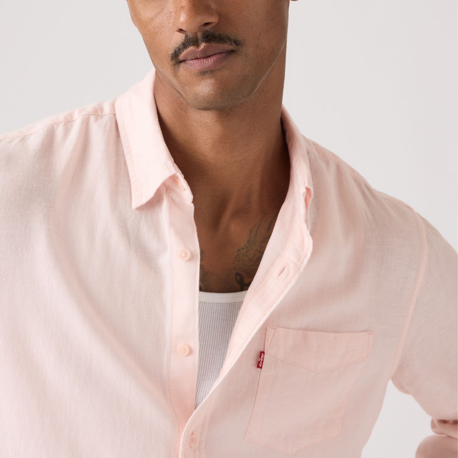 CAMISA HOMBRE SUNSET STANDARD ROSADO LEVIS 85746-0198 - 4