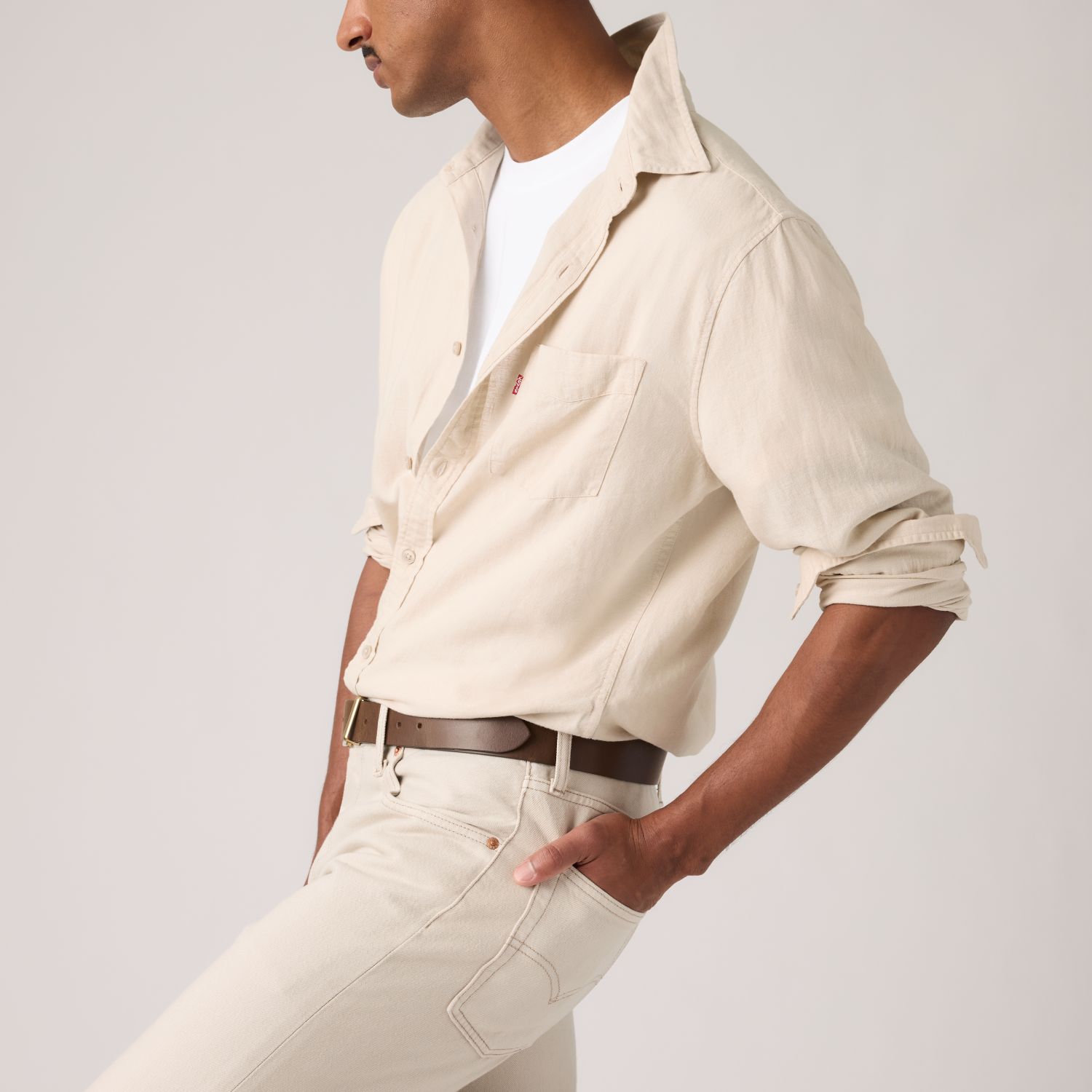 CAMISA HOMBRE SUNSET STANDARD BEIGE LEVIS 85746-0197 - 4