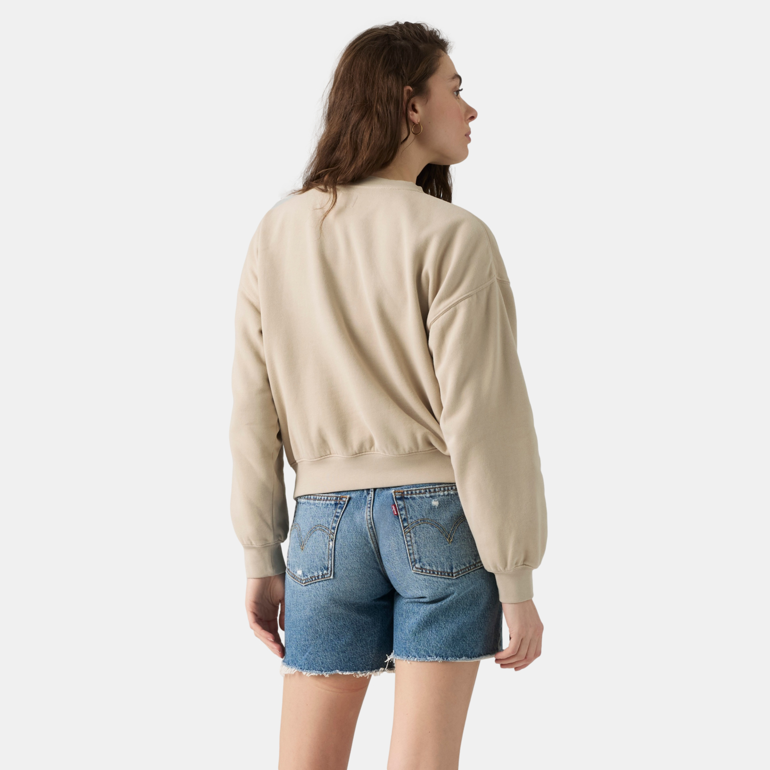 POLERÓN MUJER VINTAGE BOXY SWEATSHIRT GRIS LEVIS 005I9-0015 - 2