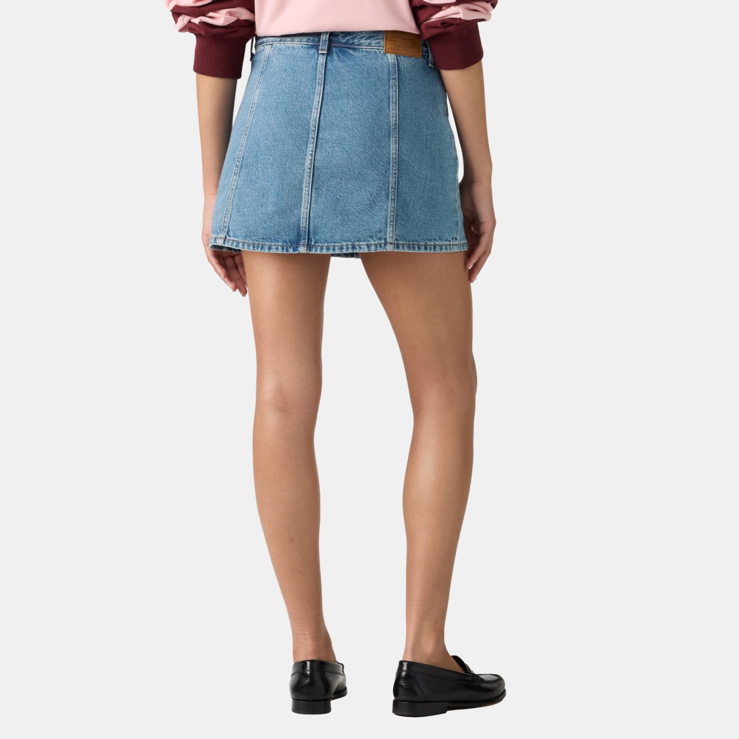 FALDA MUJER BUTTON FRONT SKORT AZUL LEVIS 005NA-0000 - 4