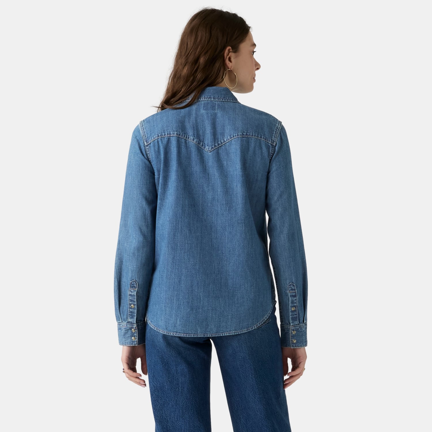 BLUSA MUJER HERITAGE WESTERN DENIM AZUL LEVIS 007WT-0000 - 2