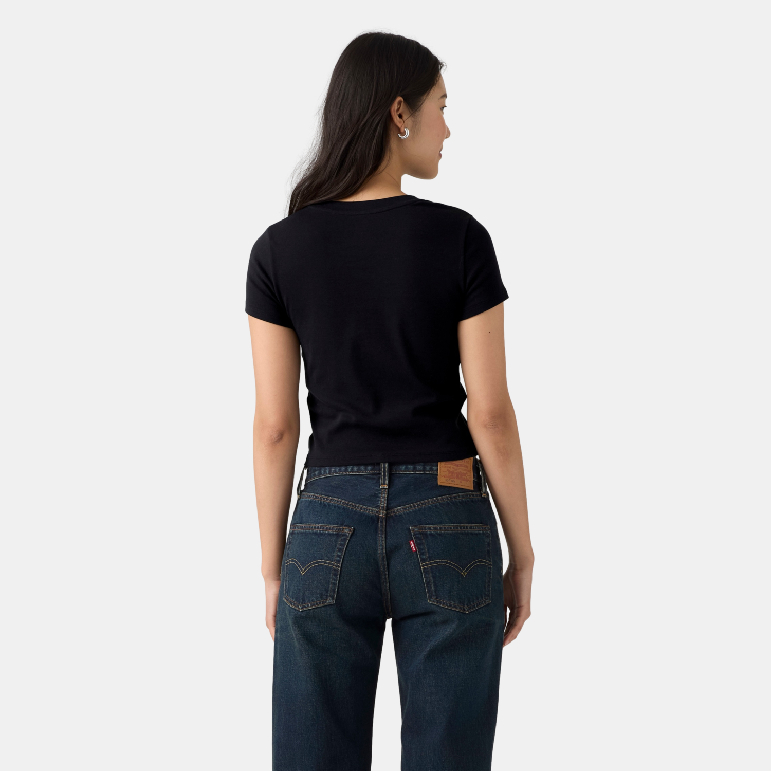 POLO MUJER ESSENTIAL BABY TEE NEGRO LEVIS 0085R-0001 - 2