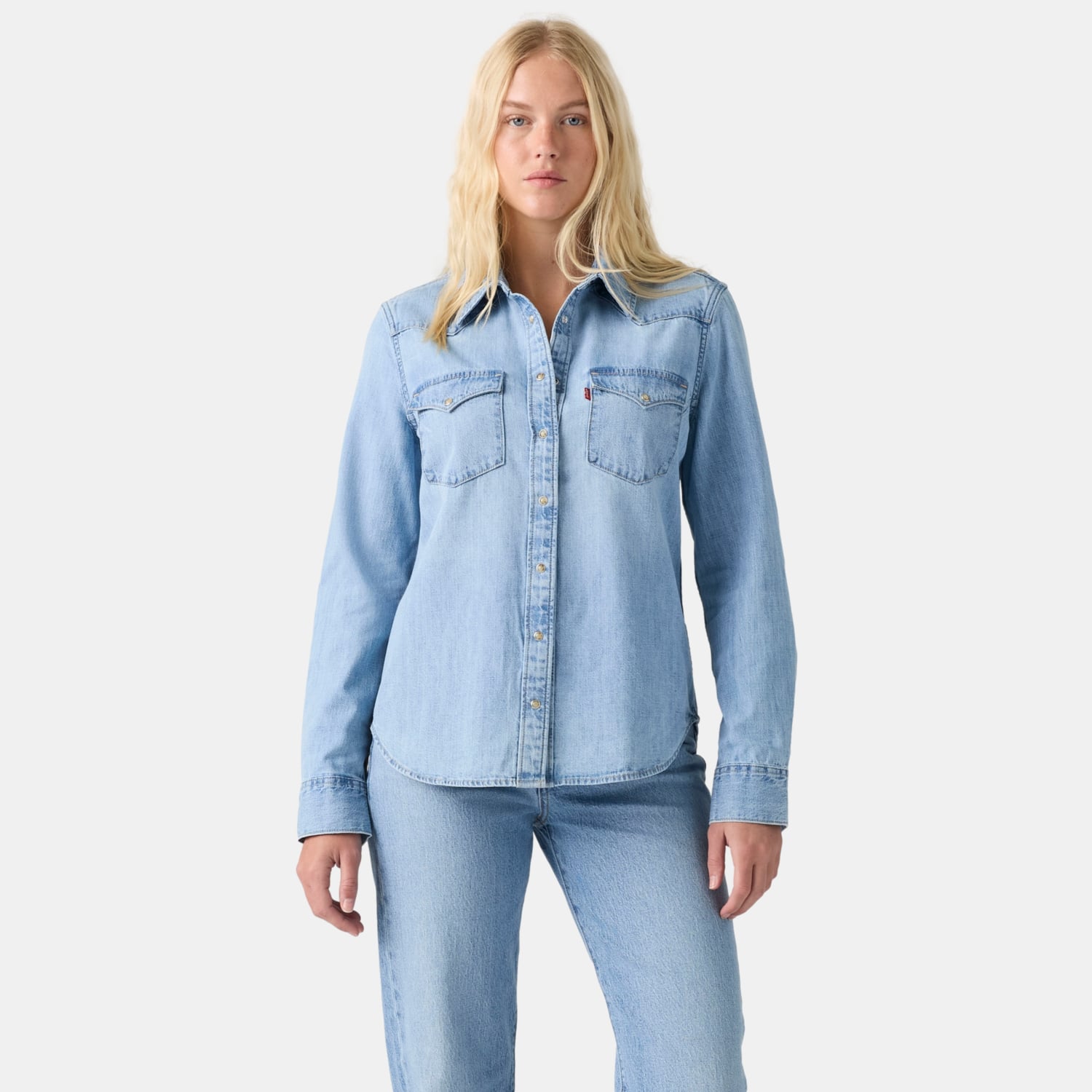 BLUSA MUJER HERITAGE WESTERN DENIM AZUL LEVIS 007WT-0005 - 3