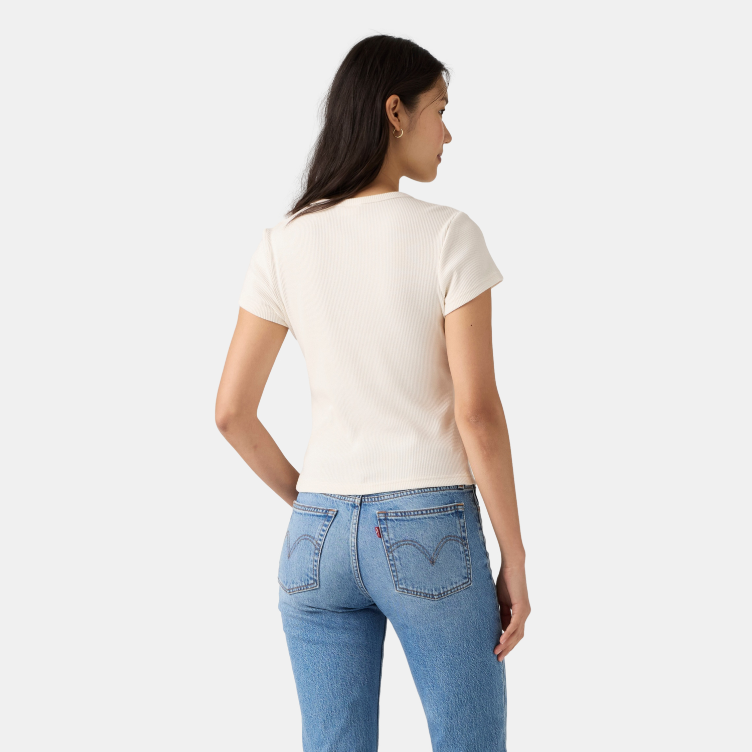 POLO MUJER RORY BUTTON THROUGH BEIGE LEVIS 0086M-0001 - 2