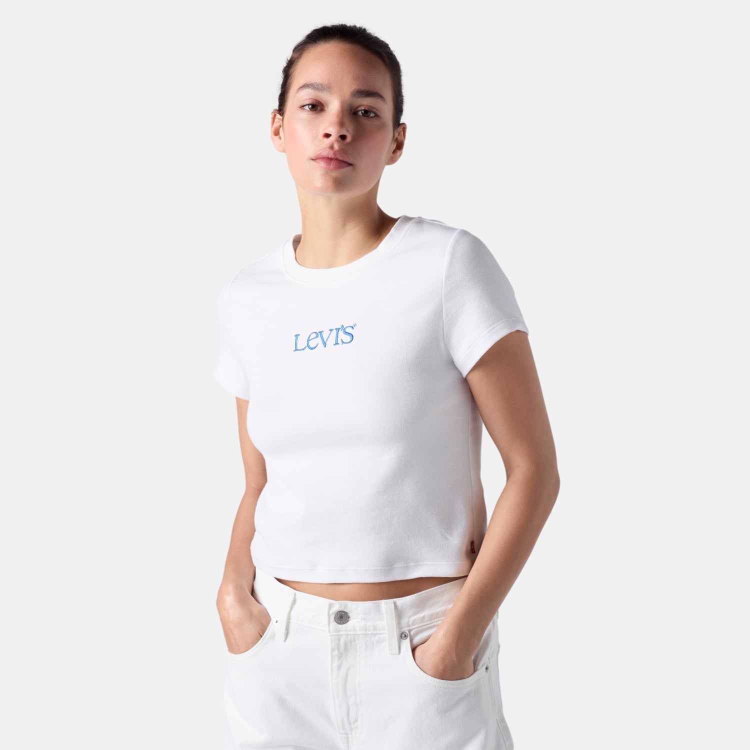 POLO MUJER ESSENTIAL BABY TEE BLANCO LEVIS 008CH-0000 - 3
